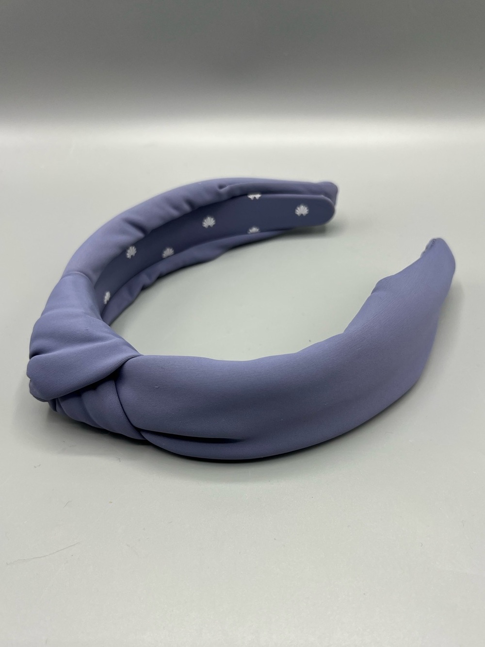 Lele Sadoughi Periwinkle Blue Neoprene Knotted Headband